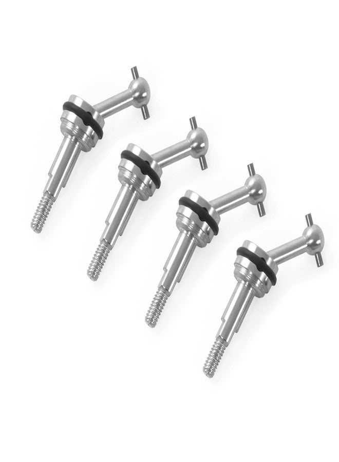 Abendor 4Pack 25mm 27mm 29mm Metal CVD Universal Drive Joint Shaft Transmission Compatible with WLtoys 1/28 K969 K979 K989 K999 P929 P939 RC 4WD Short Course Drift Car Upgrade Parts (25mm) - Image 1